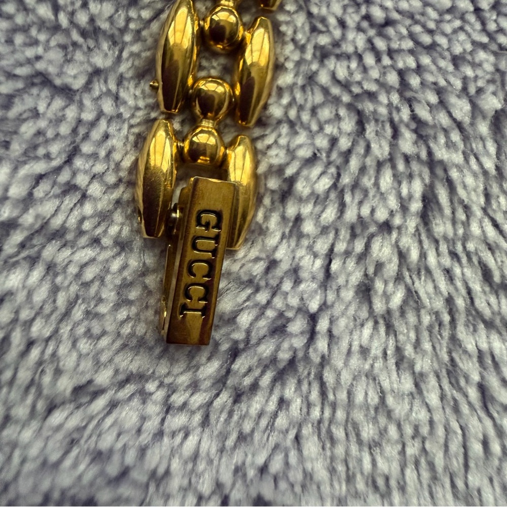 Gucci Vintage Gold Plated Change Bezel Watch FULL SET Mint Working - Picture 11 of 16